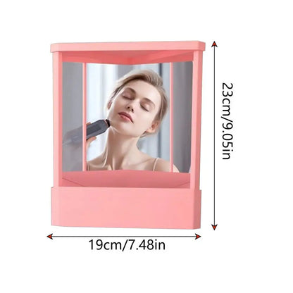 Non Reversing Mirror Professional TrueMirror Clear Inverted Mirror Cosmetic Mirror For Cosmetic Makeup Vanity Table Bedroom Taj Home Store