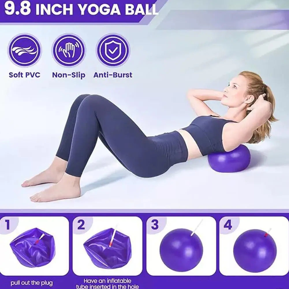 Pilates Ring Set 13 Pcs - Home Gym Equipment for Strength Training, Toning &amp; Stretching incl. Yoga Accessories - All Levels Taj Home Store