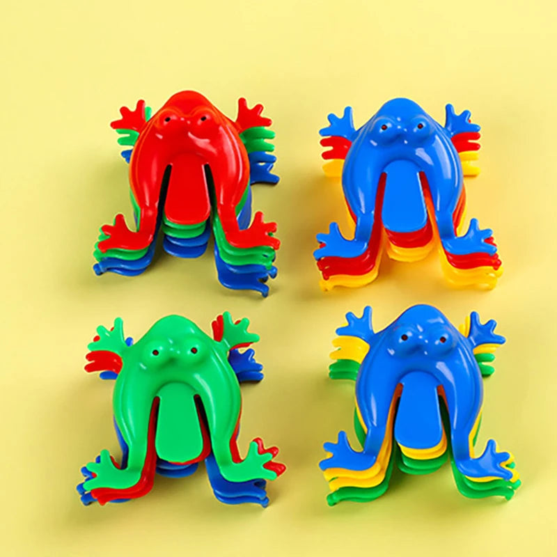 50-5PCS Jumping Frog Toys Parent-child Bounce Frogs Anxiety Toy Kids Assorted Stress Relief Toys Children Birthday Party Gifts Taj Home Store