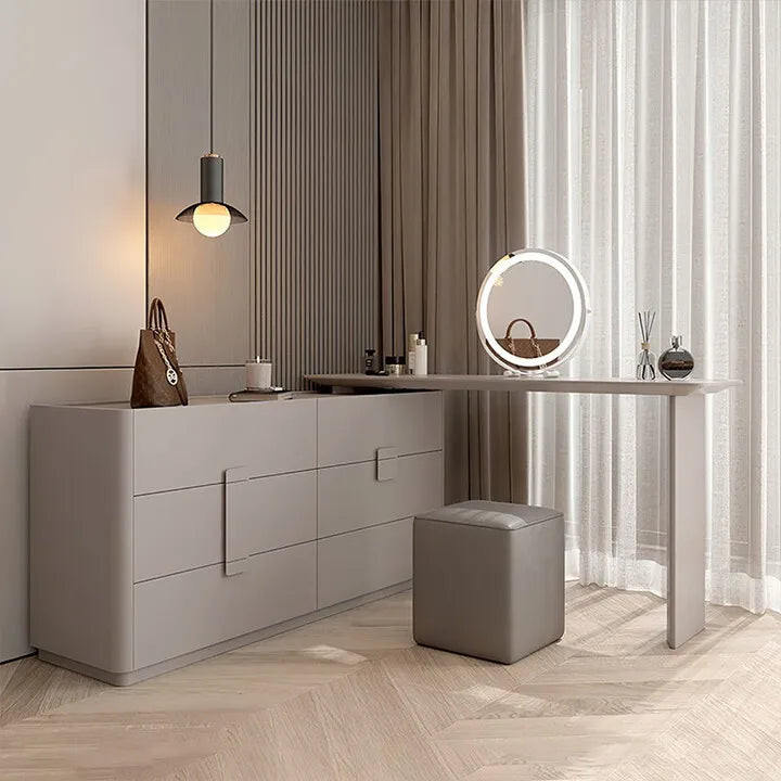 Bedroom Light Luxury Makeup Table Makeup Table Modern Simple Integrated Bedside Storage Bucket Cabinet Premium S Taj Home Store