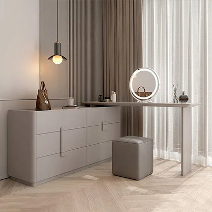Bedroom Light Luxury Makeup Table Makeup Table Modern Simple Integrated Bedside Storage Bucket Cabinet Premium S Taj Home Store