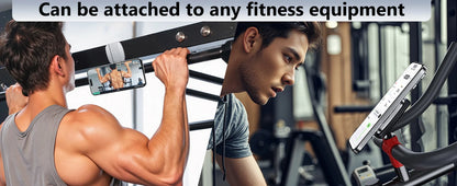 Eary Gym Magnetic Phone Holder Mount For Wall Portable Aluminum Metal Stand With Foldable Pocket Size Gym Essentials Accessories Taj Home Store