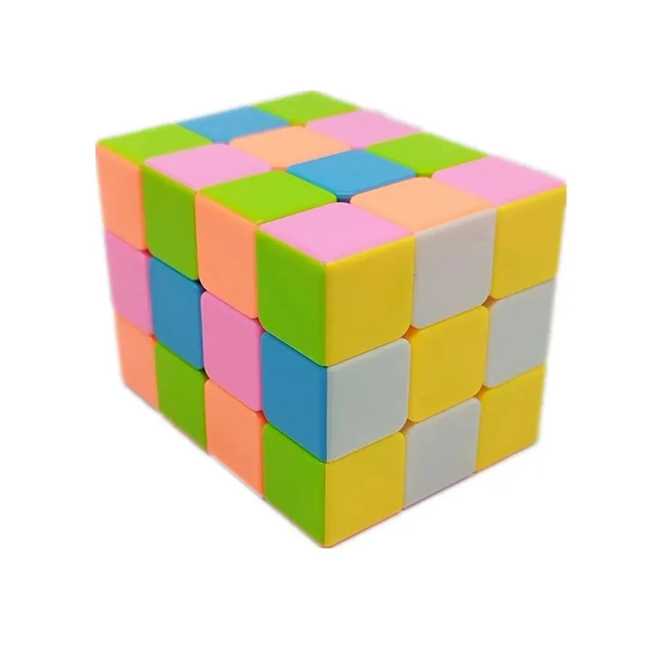 YiSheng Fun 334 Candy Color Magic Cube Professional 3x3x4 Speed Educational Magic Cube Puzzle Cubo Magico Toys Gift For Children Taj Home Store