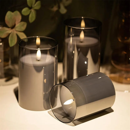 Battery Operated LED Flameless Candles with Remote and Timer Real Wax Candles Flickering Light for Wedding Home Party Decor Taj Home Store