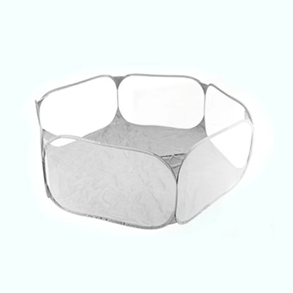 120cm Hexagon Children Ball Pool with Basketball Hoop Portable Foldable Kid Playpen Playground Gym Play Mat Baby Sport Education Taj Home Store