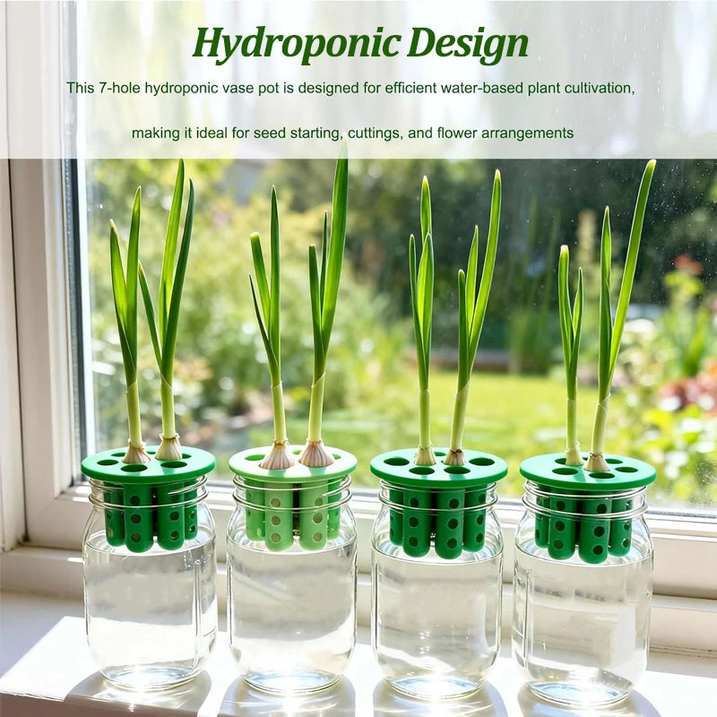 Hydroponic Vegetables Seed Planters Plant Garlic &amp; Green Onion/Outdoor Nursery Pot  Gardening Flowers Plant Tray Growing Tool Taj Home Store