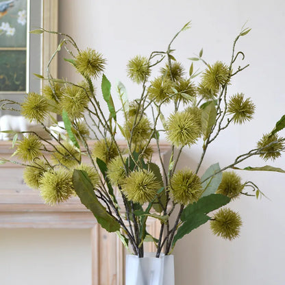 Artificial Plants Dandelion Bouquet Vases for Home Decor Wedding Decorative Fake Flowers Needlework Ornamental Flowerpot Taj Home Store