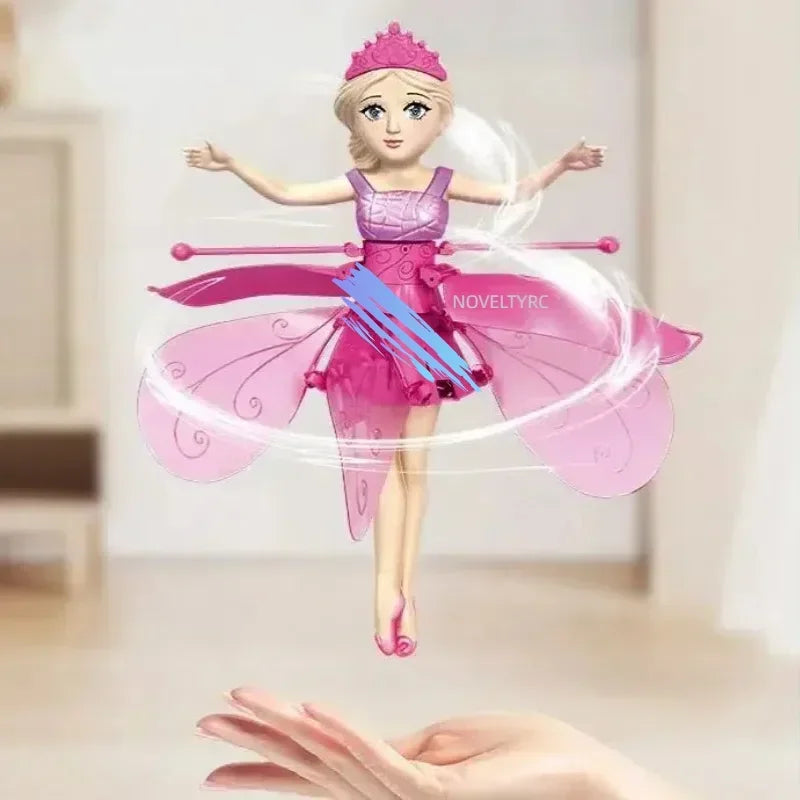 Flying Doll Dancing Simulation Helicopter Gesture Induction Machine Rotating Flying Toy Luminous Children&