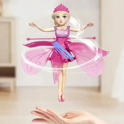 Flying Doll Dancing Simulation Helicopter Gesture Induction Machine Rotating Flying Toy Luminous Children&