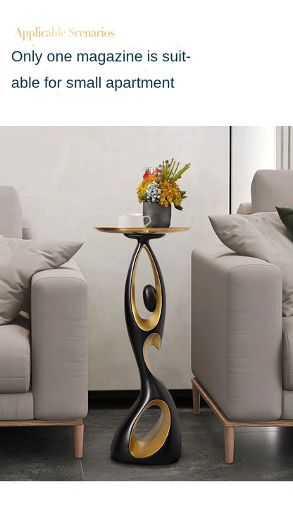 Creative Home Decor Art Abstract Sofa Side Table Light Luxury Living Room Porch Decoration Corner Table Designer Furniture Taj Home Store