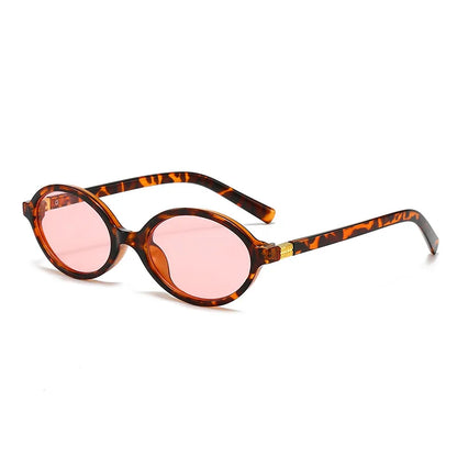 A Pair of Oval Retro PC Glasses for Men and Women with A Small Face Design/versatile for Multiple Indoor Scenes Taj Home Store