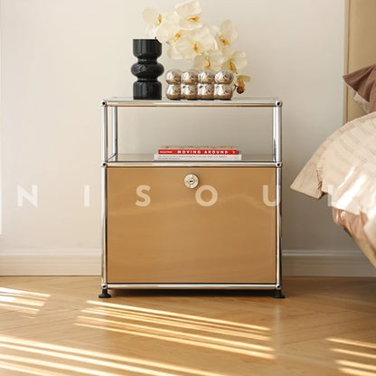 Bedside Table Milk White Bedroom Modern Minimalist Living Room Side Cabinet Storage Cabinet Taj Home Store