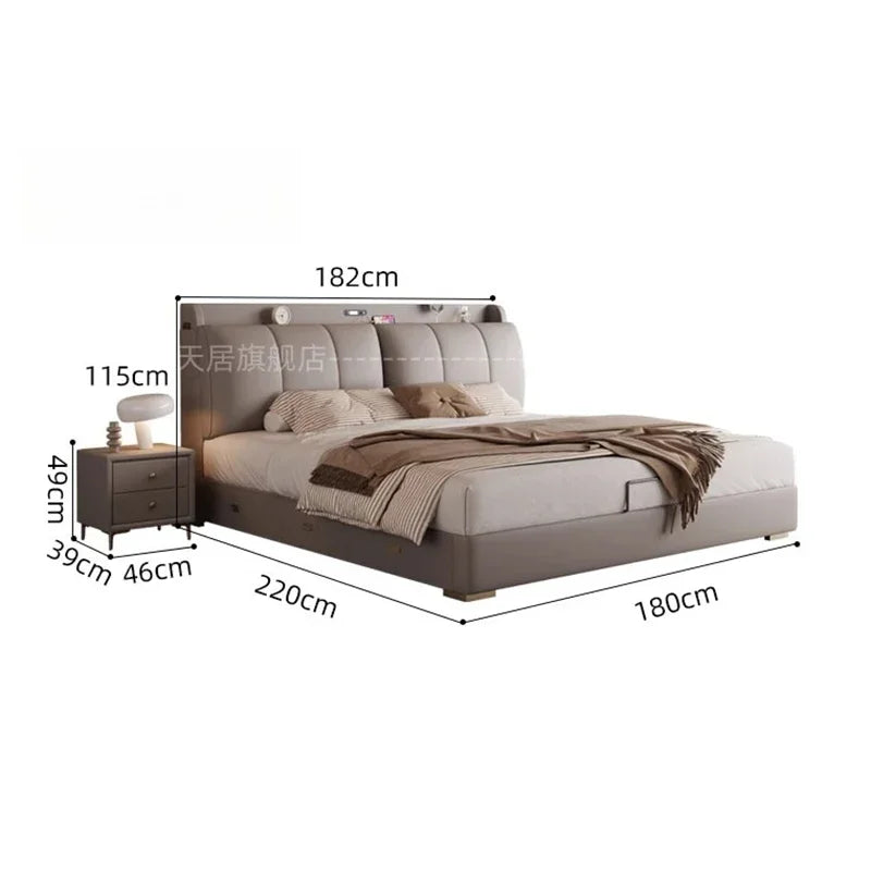 Bedroom Storage Bed Modern Corium Wedding Luxury Bed Corium Double Recamaras Matrimoniales Completas Muebles Home Furniture Taj Home Store