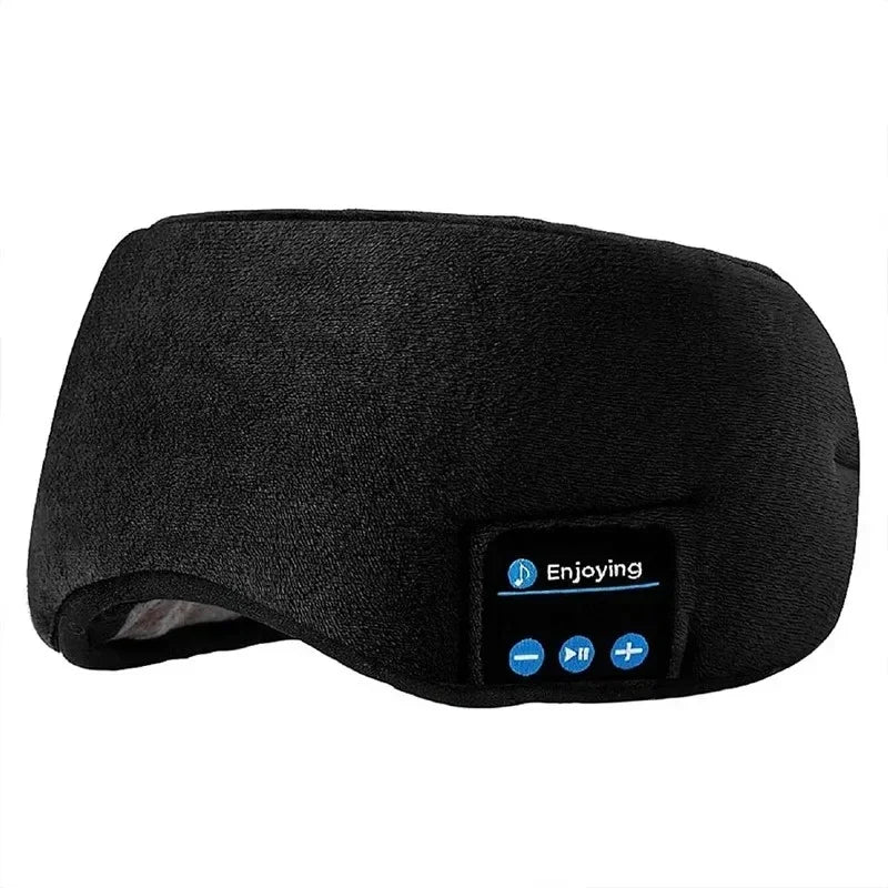 Eye Mask Sleep Headphones Bluetooth Sleeping Headphones Bluetooth Headband Soft Elastic Comfortable Wireless Music Earphones Taj Home Store