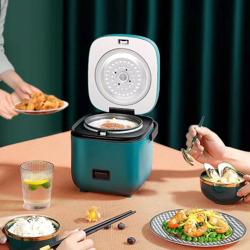Mini Rice Cooker Automatic Household Kitchen Electric Cooking machine 1-2 People Food Warmer Steamer 1.2L Small Rice Cooker Taj Home Store