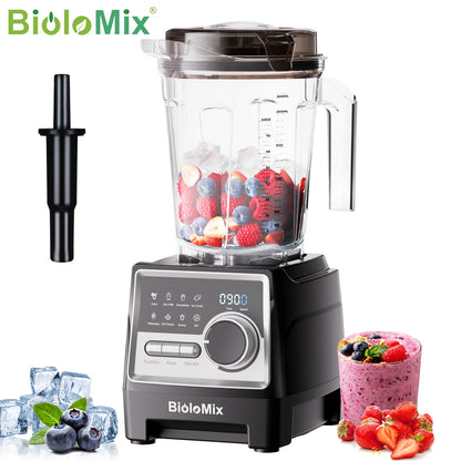 BioloMix 1500W Professional Blender With 2.6L BPA Free Jar With 6 Blades, 7 Preset Program for Smoothies, Shakes, Nut Milk Taj Home Store
