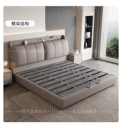 Bedroom Storage Bed Modern Corium Wedding Luxury Bed Corium Double Recamaras Matrimoniales Completas Muebles Home Furniture Taj Home Store