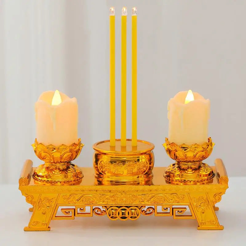 LED Candle Lights, Prayer Candles For Temples And Halls, Smokeless Swinging Wick Simulation Candles Taj Home Store