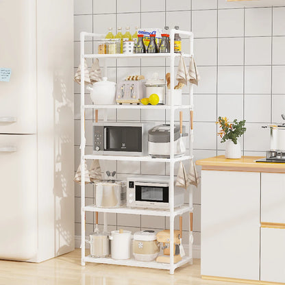 5 Tier Shelving Unit Adjustable Storage Shelf 66 Lbs Capacity Standing Shelf for Kitchen Pantry Closet Bathroom Laundry Garage Taj Home Store