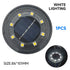 IP68 Waterproof LED Outdoor Solar Power Ground Light Lighting Control Path Deck Lights Yard Driveway Lawn Garden Decoration Lamp Taj Home Store