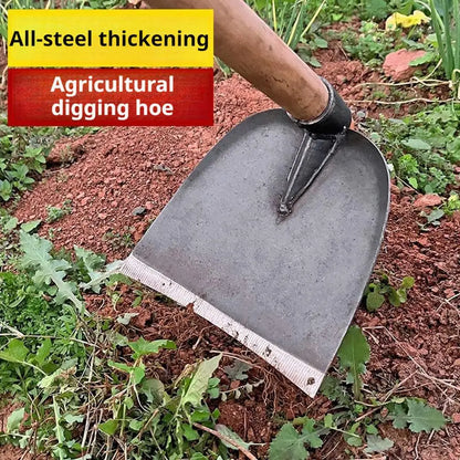 Garden Hoe Household Outdoor Farming Tools Forging Weeding Hoe for Digging Soil Planting Vegetables Flowers Taj Home Store