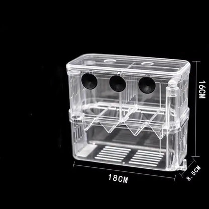 Acrylic isolation box, fish tank incubator, aquaculture box, aquarium supplies, peacock fish aquaculture box, aquarium Taj Home Store