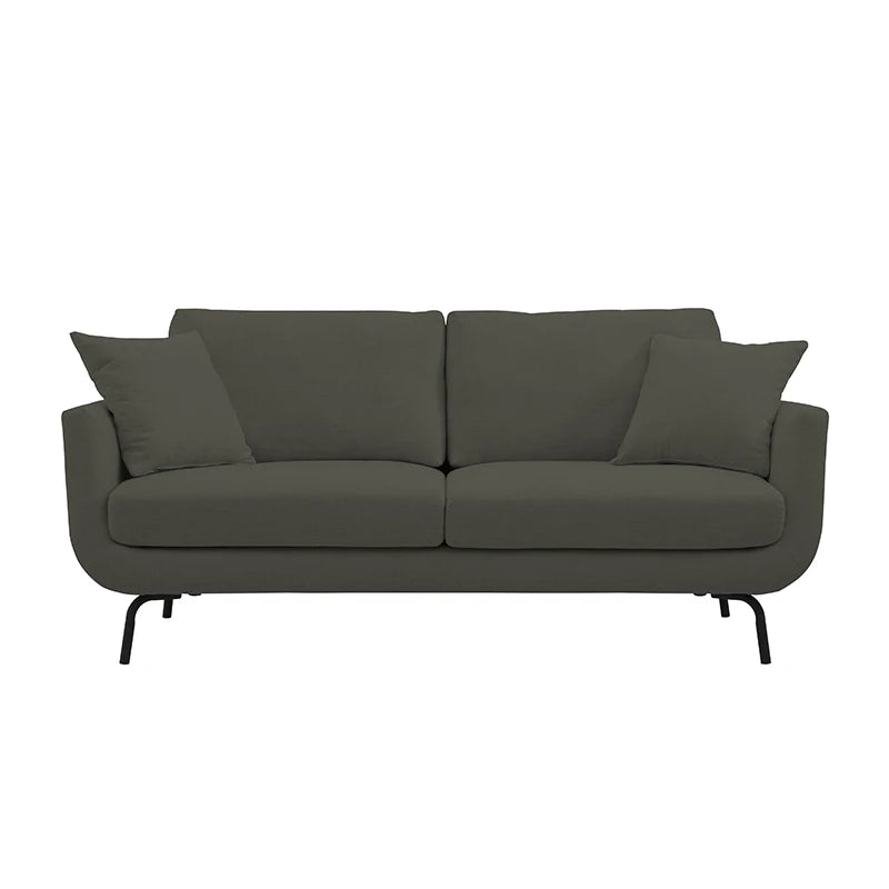 Furniture White Living Room 2 Seater Modern Nordic Scandinavian Upholstery Small Comfy High Quality Taj Home Store