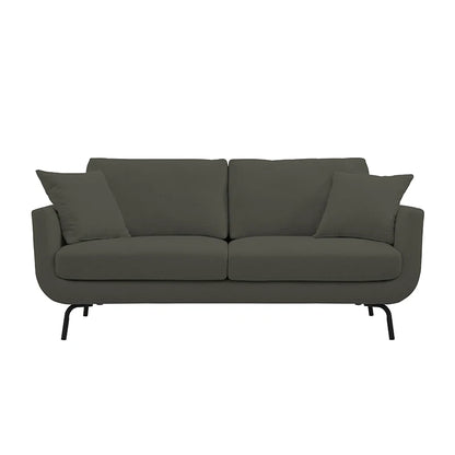 Furniture White Living Room 2 Seater Modern Nordic Scandinavian Upholstery Small Comfy High Quality Taj Home Store