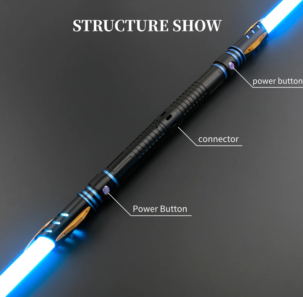 TXQSABER Heavy Dueling Lightsaber SNV4 Neo Pixel Bluetooth App Control Smooth Swing Metal Hilt Blaster Sword Kids Toys Taj Home Store