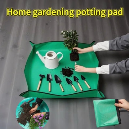 Waterproof Foldable Planting Mat Garden Mat Garden Potting Pad for Flowerpot Transplanting Mixing Soil Plant Pruning Garden Tool Taj Home Store