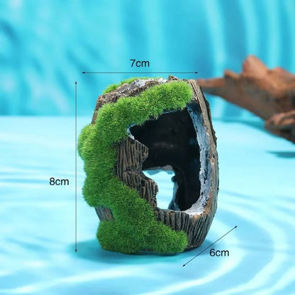 Aquarium  Decoration Fish  Shelter Fish Tank Resin  Ornaments Fish And  Hiding Cave Aquarium Landscaping Taj Home Store