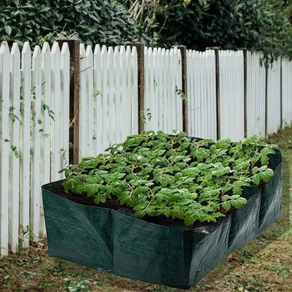 4/6/8 Grids Grow Bag Plant Garden Planter Vegetable Flower Nursery Pot Flowerpot Round Cultivation Growth Container Outdoor ﻿ Taj Home Store