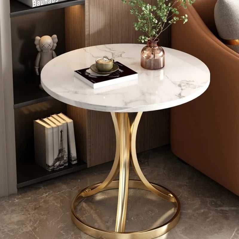 Creative living room side table, coffee table, small round coffee table, modern decorative bedside table, bedroom coffee Taj Home Store