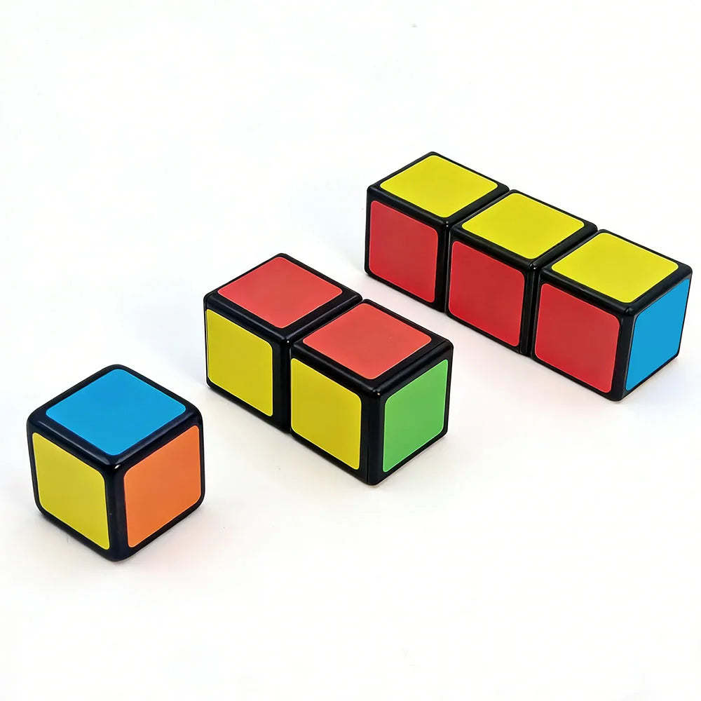 2.5cm/0.984inch Magic Speed Cube, 1x1 Cube, 1x2 Cube, 1x3 Cube, Christmas Halloween Thanksgiving Gifts Taj Home Store