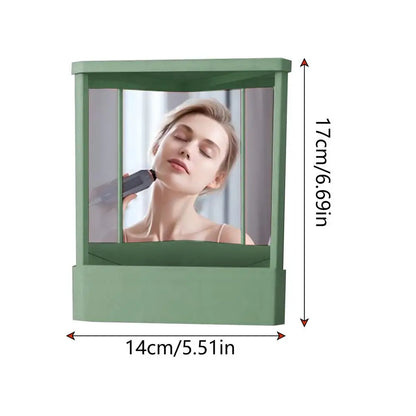 Non Reversing Mirror Professional TrueMirror Clear Inverted Mirror Cosmetic Mirror For Cosmetic Makeup Vanity Table Bedroom Taj Home Store