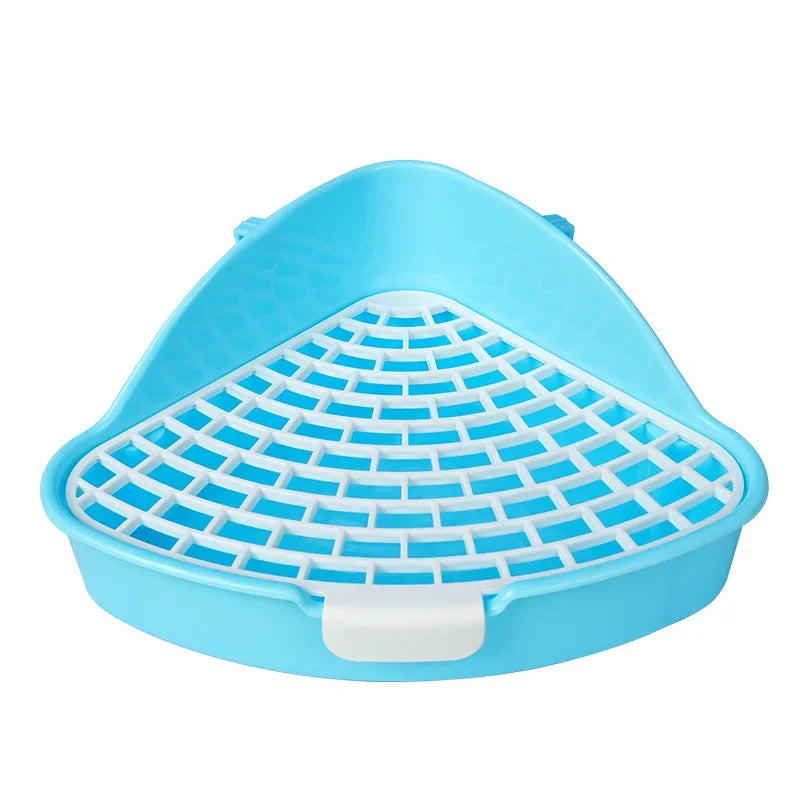 Small Pet Toilet Small Animal Litter Tray Corner for Hamster Guinea Pig Ferret Gerbil Chinchilla Pet Small Rat Toilet Taj Home Store