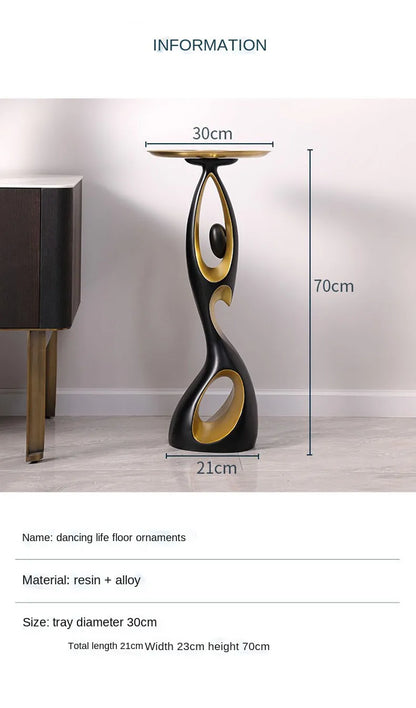 Creative Home Decor Art Abstract Sofa Side Table Light Luxury Living Room Porch Decoration Corner Table Designer Furniture Taj Home Store