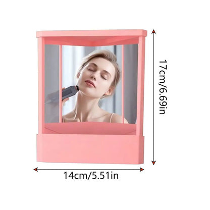 Non Reversing Mirror Professional TrueMirror Clear Inverted Mirror Cosmetic Mirror For Cosmetic Makeup Vanity Table Bedroom Taj Home Store