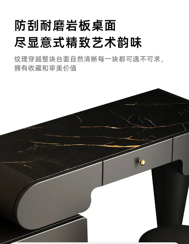 Bedroom Dressing Table Dresser Desks Makeup Mirror Storage Cabinet Light Luxury Premium Vanity Desk Toiletries Tables Furniture Taj Home Store