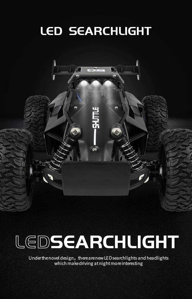 ZWN 1:12 1:16 20KM/H RC Car With LED Lights 2.4G Alloy Off-Road High Speed Vehicle Remote Control Cars Toys for Children Gifts Taj Home Store