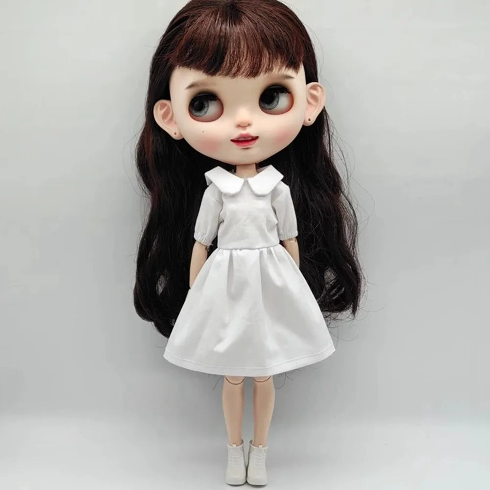 Princess Camisole Skirt Dresses For ob24 ob22 Dolls Long Dresses White Cardigans For blythe Dolls DIY Clothes Accessories Taj Home Store