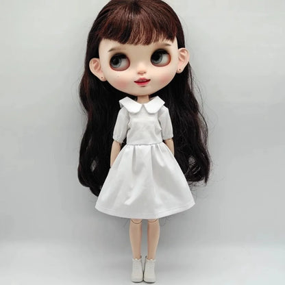 Princess Camisole Skirt Dresses For ob24 ob22 Dolls Long Dresses White Cardigans For blythe Dolls DIY Clothes Accessories Taj Home Store