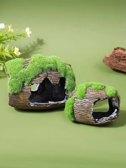 Aquarium  Decoration Fish  Shelter Fish Tank Resin  Ornaments Fish And  Hiding Cave Aquarium Landscaping Taj Home Store