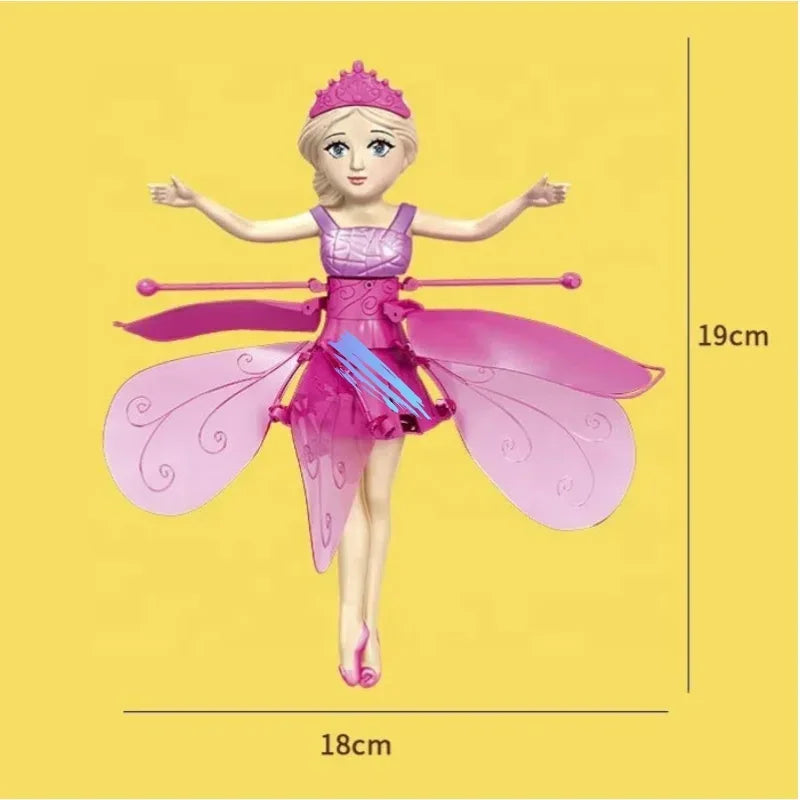 Flying Doll Dancing Simulation Helicopter Gesture Induction Machine Rotating Flying Toy Luminous Children&