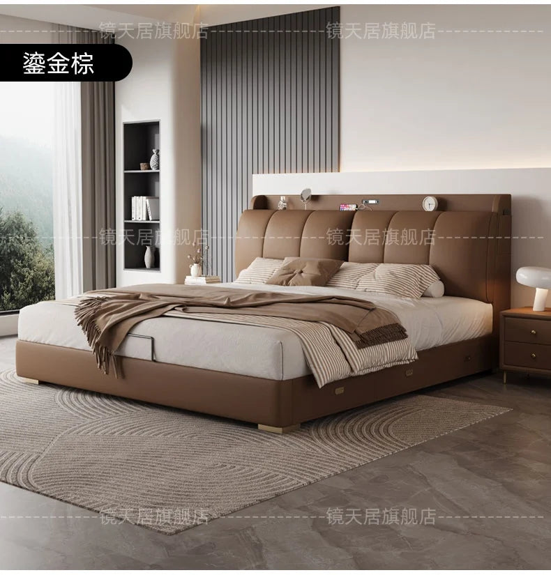 Bedroom Storage Bed Modern Corium Wedding Luxury Bed Corium Double Recamaras Matrimoniales Completas Muebles Home Furniture Taj Home Store