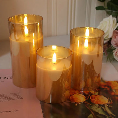 Battery Operated LED Flameless Candles with Remote and Timer Real Wax Candles Flickering Light for Wedding Home Party Decor Taj Home Store