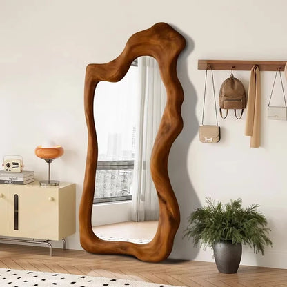 Irregular Makeup Mirror Aesthetic Art Modern Women Design Standing Mirror Macrame Cool Dekoracyjne Lustra House Accessories Taj Home Store