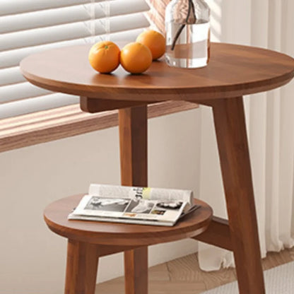 Modern Bedside Cabinets Coffee Table   Solid Wood Side Table Movable Living Room Small Coffee Table Home Furniture New Taj Home Store