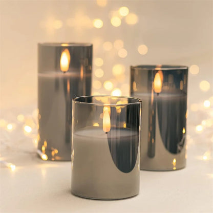 Battery Operated LED Flameless Candles with Remote and Timer Real Wax Candles Flickering Light for Wedding Home Party Decor Taj Home Store