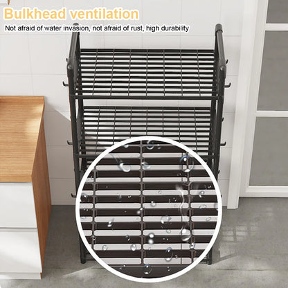 5 Tier Shelving Unit Adjustable Storage Shelf 66 Lbs Capacity Standing Shelf for Kitchen Pantry Closet Bathroom Laundry Garage Taj Home Store